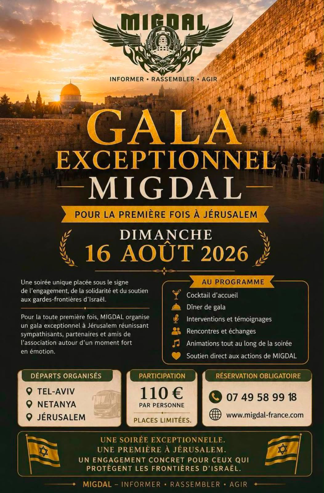 Gala exceptionnel MIGDAL